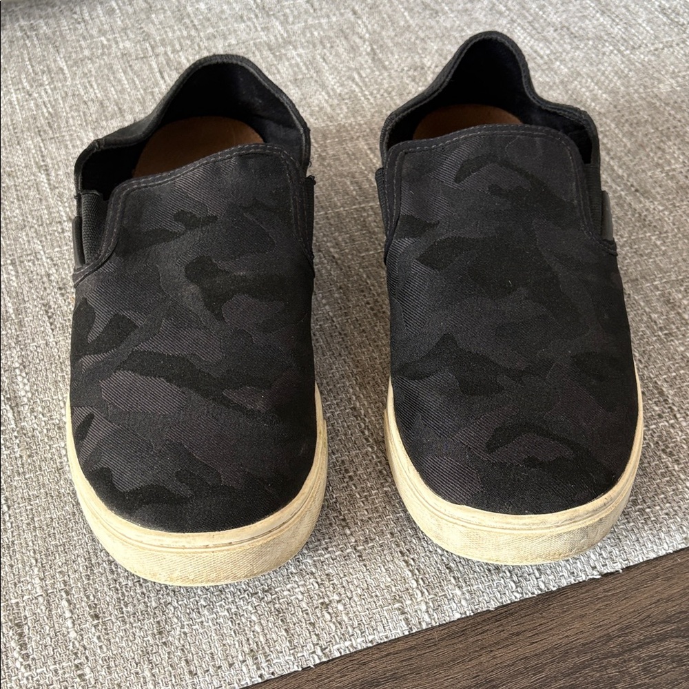 OluKai Black Camouflage Slip-On Sneakers